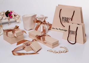 New Arrive paper Gift Jewelry Boxes with Silk Ribbon
