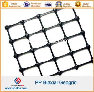 Plastic PP Biaxial Geogrids 20X20kn/M