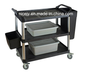 Small Plastic Utility Cart for Restaurant&Hospital-Only The Cart
