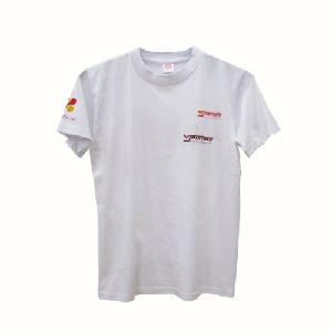 Supply White Advertising T Shirt with Customized Logo (wp01)